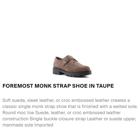 Seychelles Foremost Leather Chunky Platform Loafers Monk Strap Oxford New NWOT - Picture 2 of 10